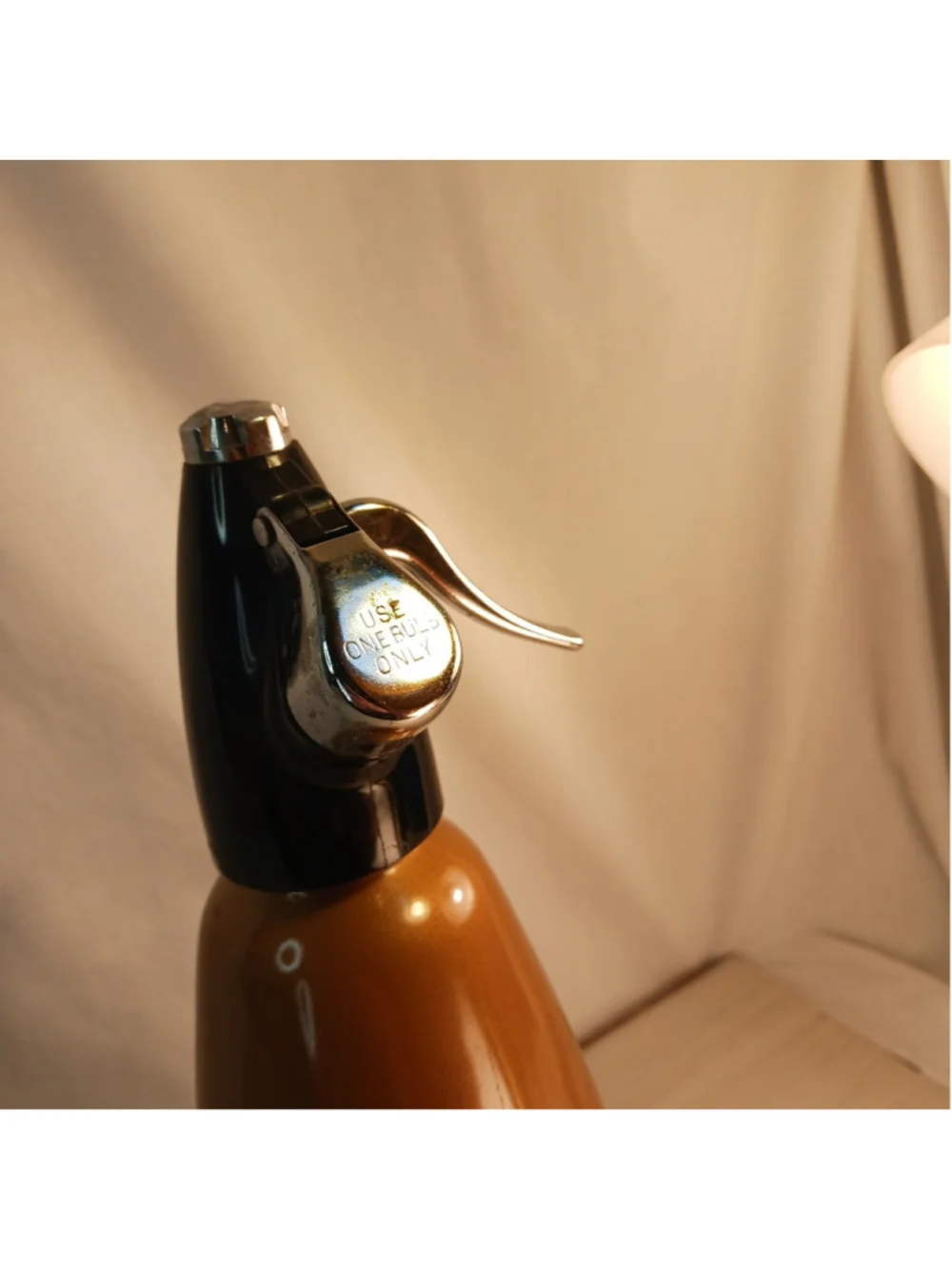 Sparklets BOC Gold Copper Soda Syphon 1950s England
